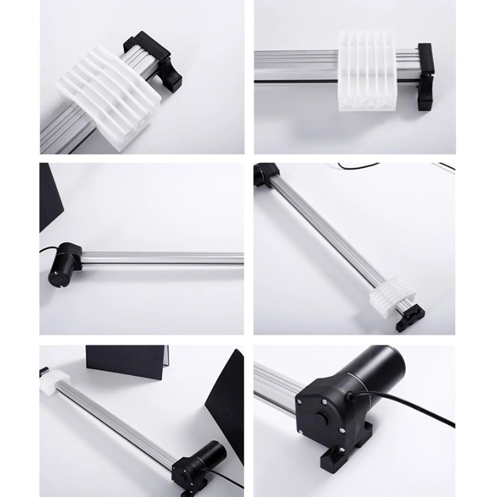 Electric Linear Actuator Slide Block For Power Recliners And Lift Chairs, durable push rod slider, installed on linear rails.