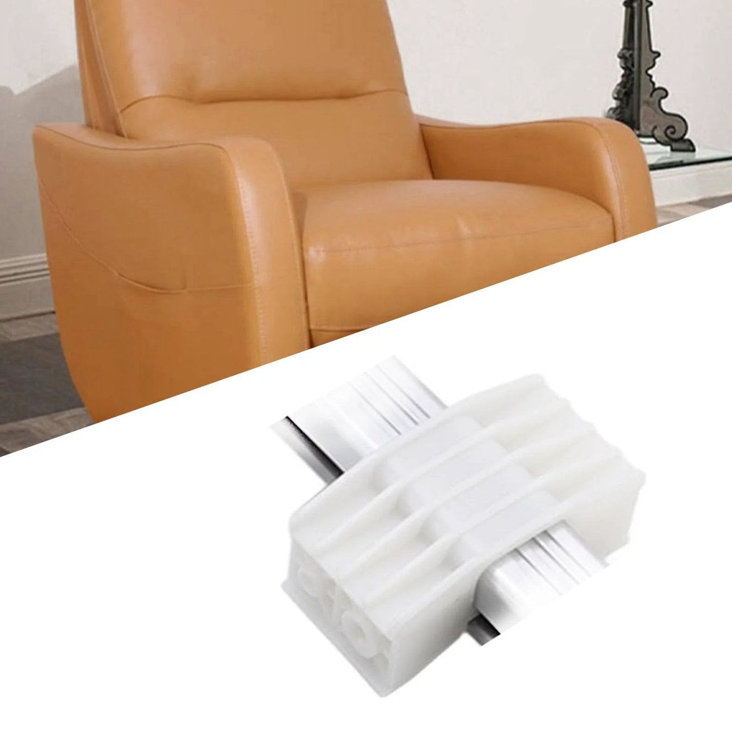 Electric Linear Actuator Slide Block for Power Recliners And Lift Chairs, side view showing smooth sliding mechanism and durable design.