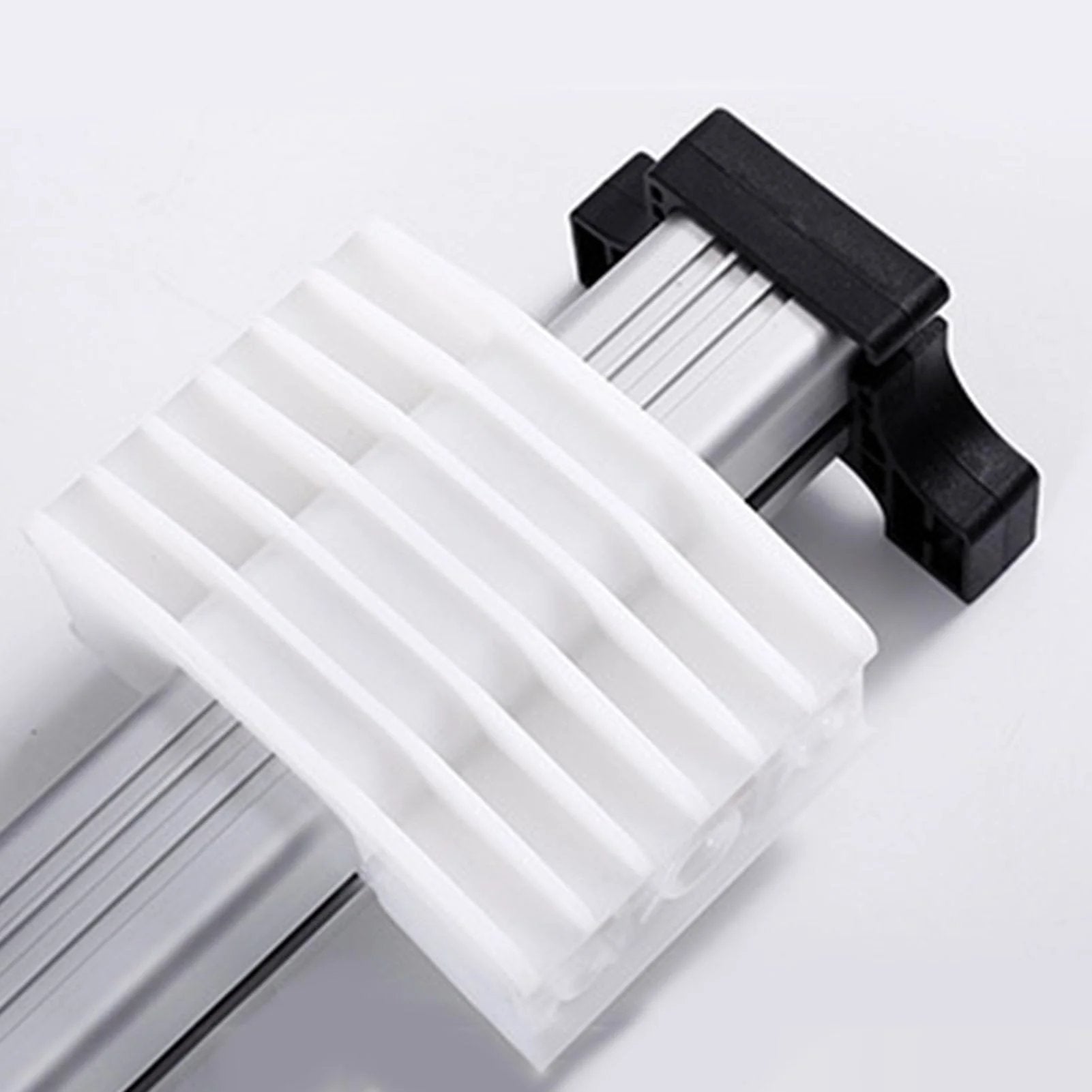 Electric Linear Actuator Slide Block For Power Recliners And Lift Chairs on linear rail, featuring durable plastic and metal composite.