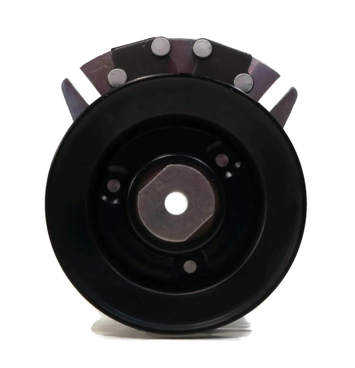 Front view of Electric Clutch OEM Replacement for Warner 5217-30/521730 PTO Blade Engagement showing pulley and mounting points.
