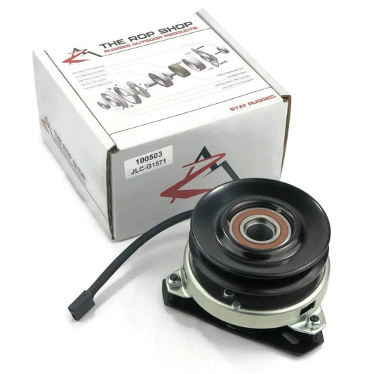 Electric Clutch Replacement for Craftsman174509, 140923 with wiring harness and pulley, front view