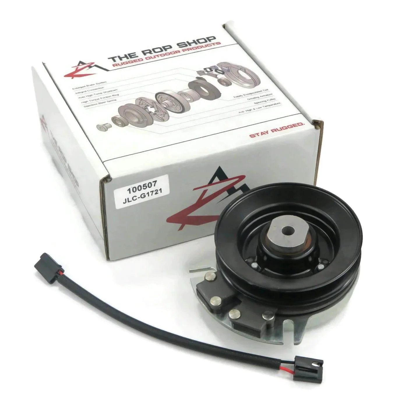 Electric Clutch OEM Replacement for Warner 5217-30/521730 PTO Blade Engagement with wire harness and packaging