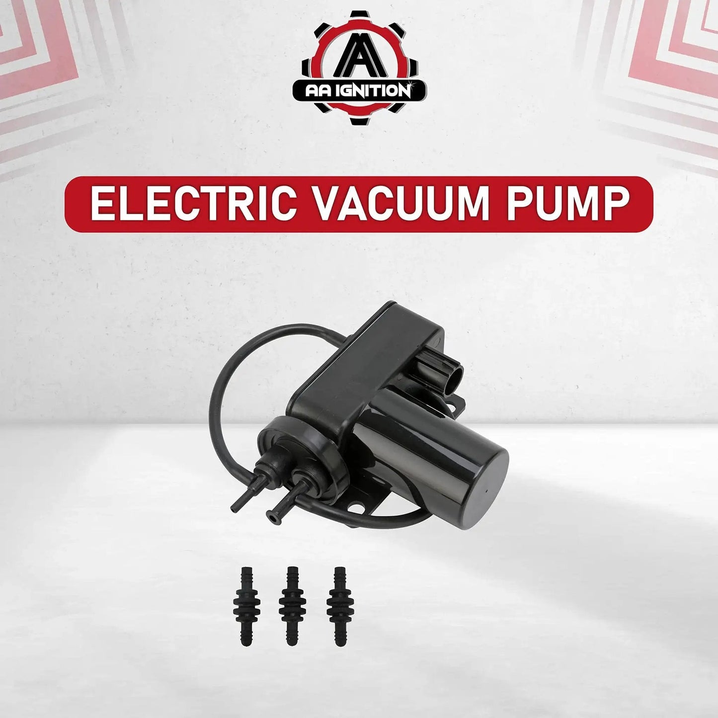 Electric Vacuum Pump For Diesel Trucks That Need Beefed Up Vacuum For Brakes, Air Conditioning And 4WD displayed on white background