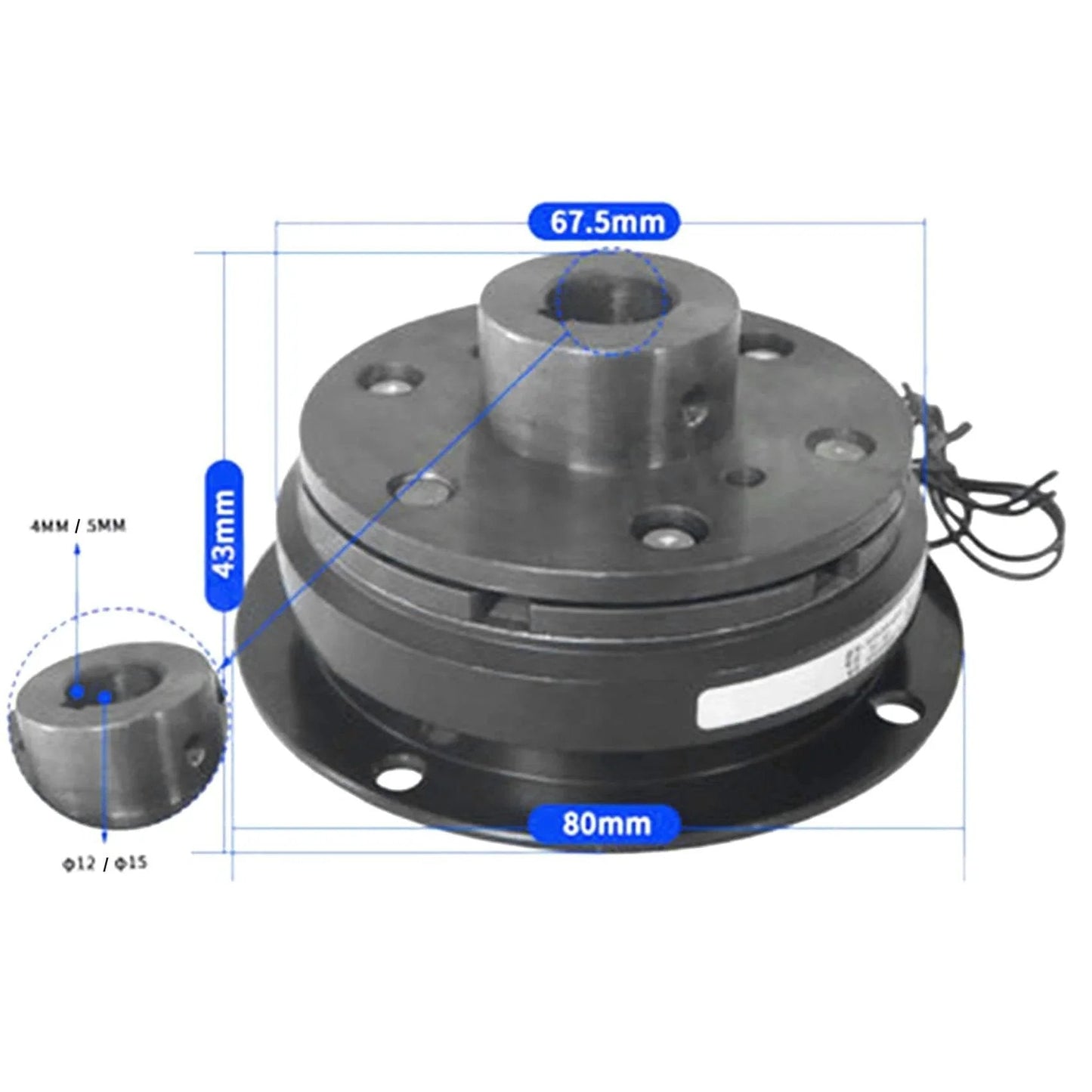 Electromagnetic Clutch a Type Single Plate Clutch DC24V Dry Type Automatic Clutch Bearing Engine Accessories, 500283968