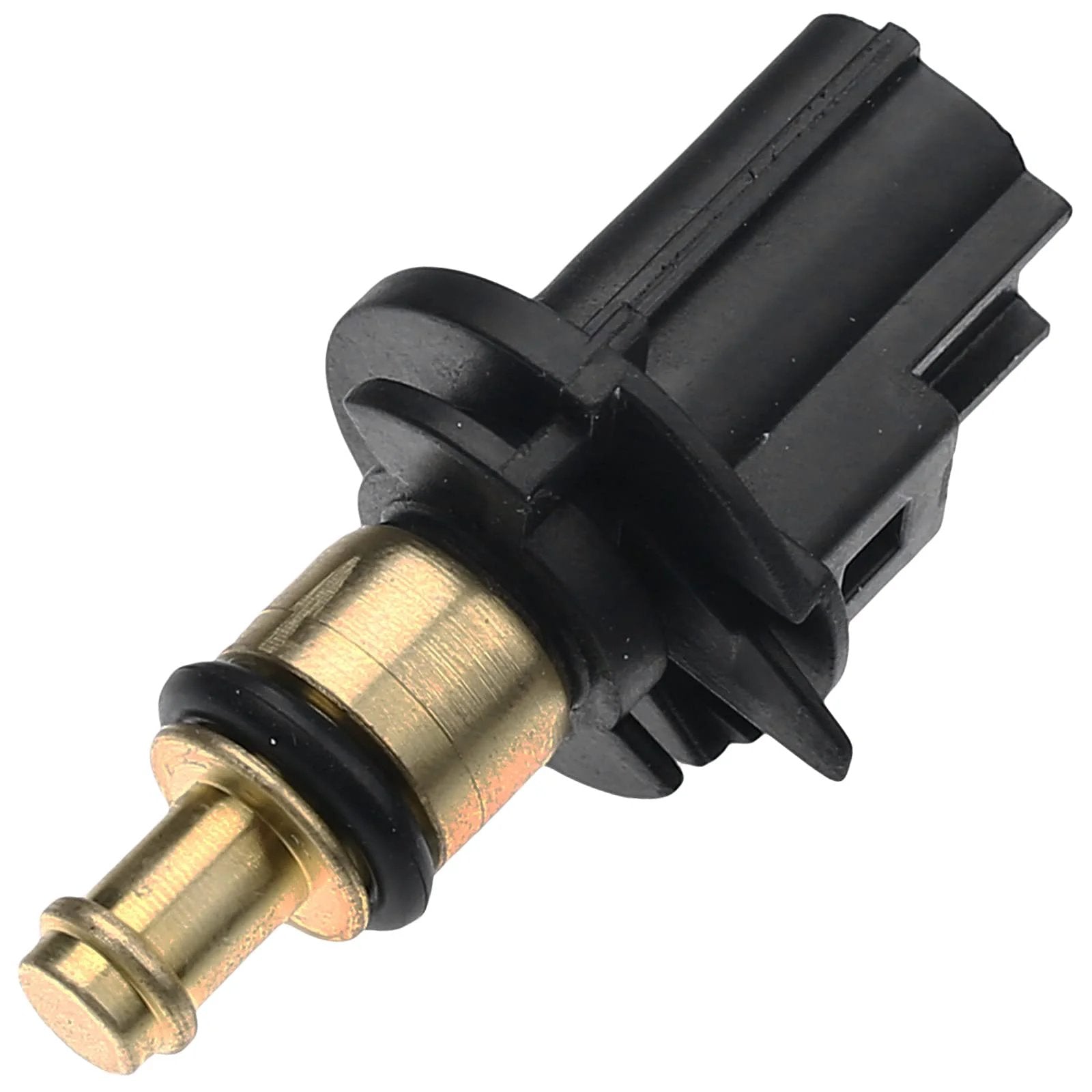 Engine Coolant Temperature Sensor For Chrysler 200 Sebring 2007 2010 Dodge Avenger Caliber Journey Jeep Compass Patriot 2007 2015 05033313AA close-up view showing connector and brass tip.