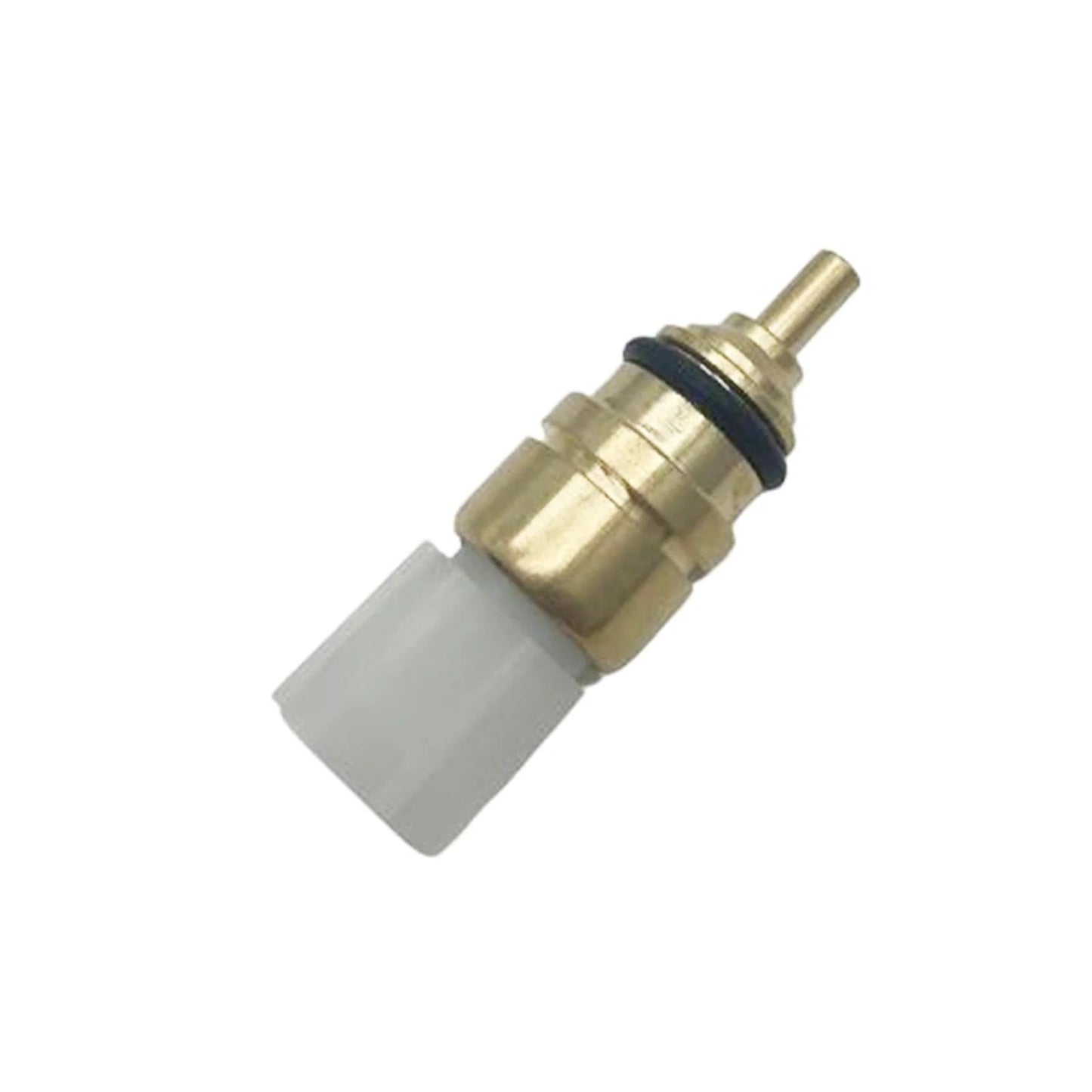 Engine Coolant Temperature Sensor Compatible With Hyundai 08 17 Santa Fe Sport Sonata Tucson And Kia Forte Forte Koup Forte5 Optima Rondo Sorento L4 2.0L 2.4L Replaces 39220 38010 Drop In Easy Quick Install, side view.