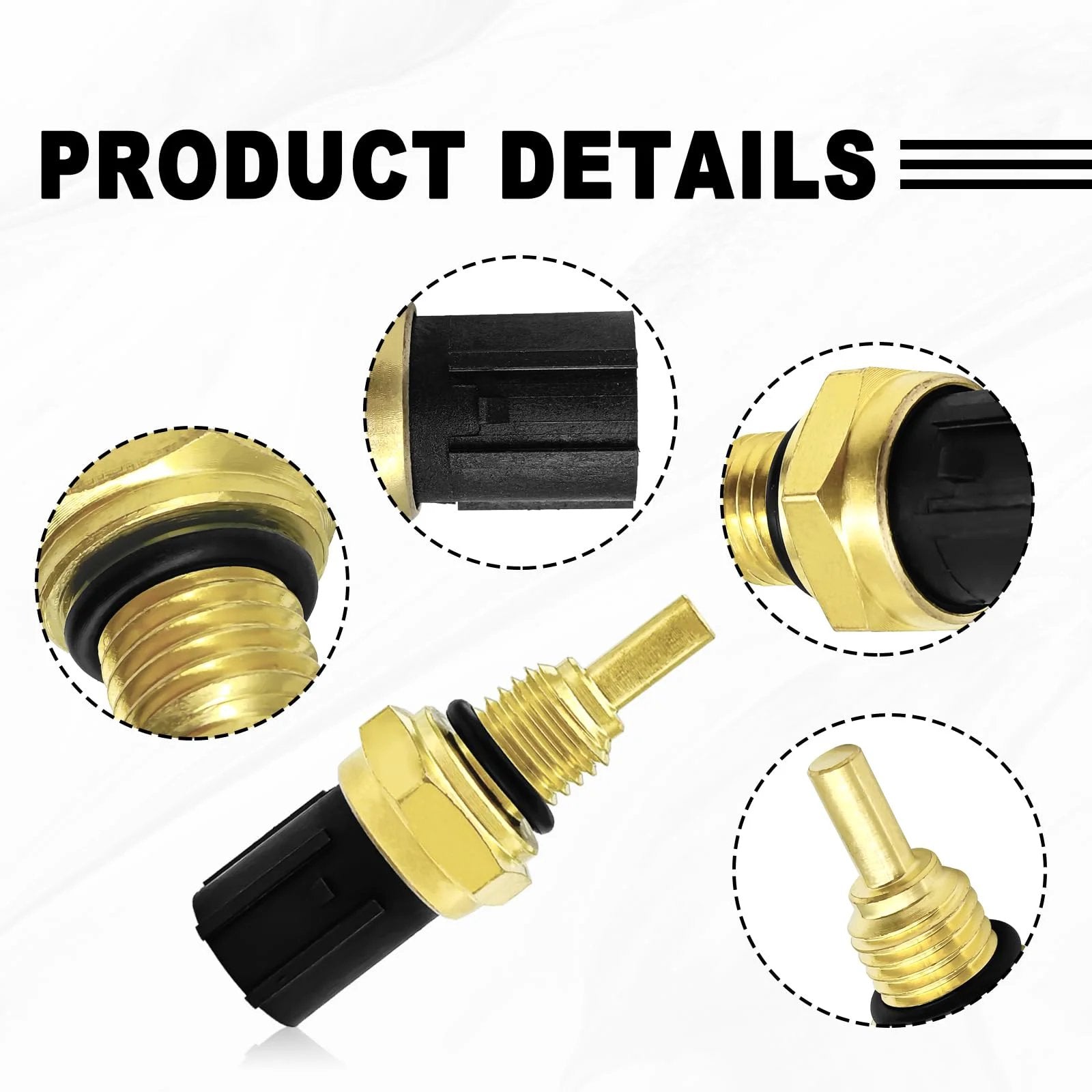Close-up view of Engine Coolant Temperature Sensor Replacement for Honda Civic Del Sol Insight CRV CRX Accord Odyssey by SYudwen.