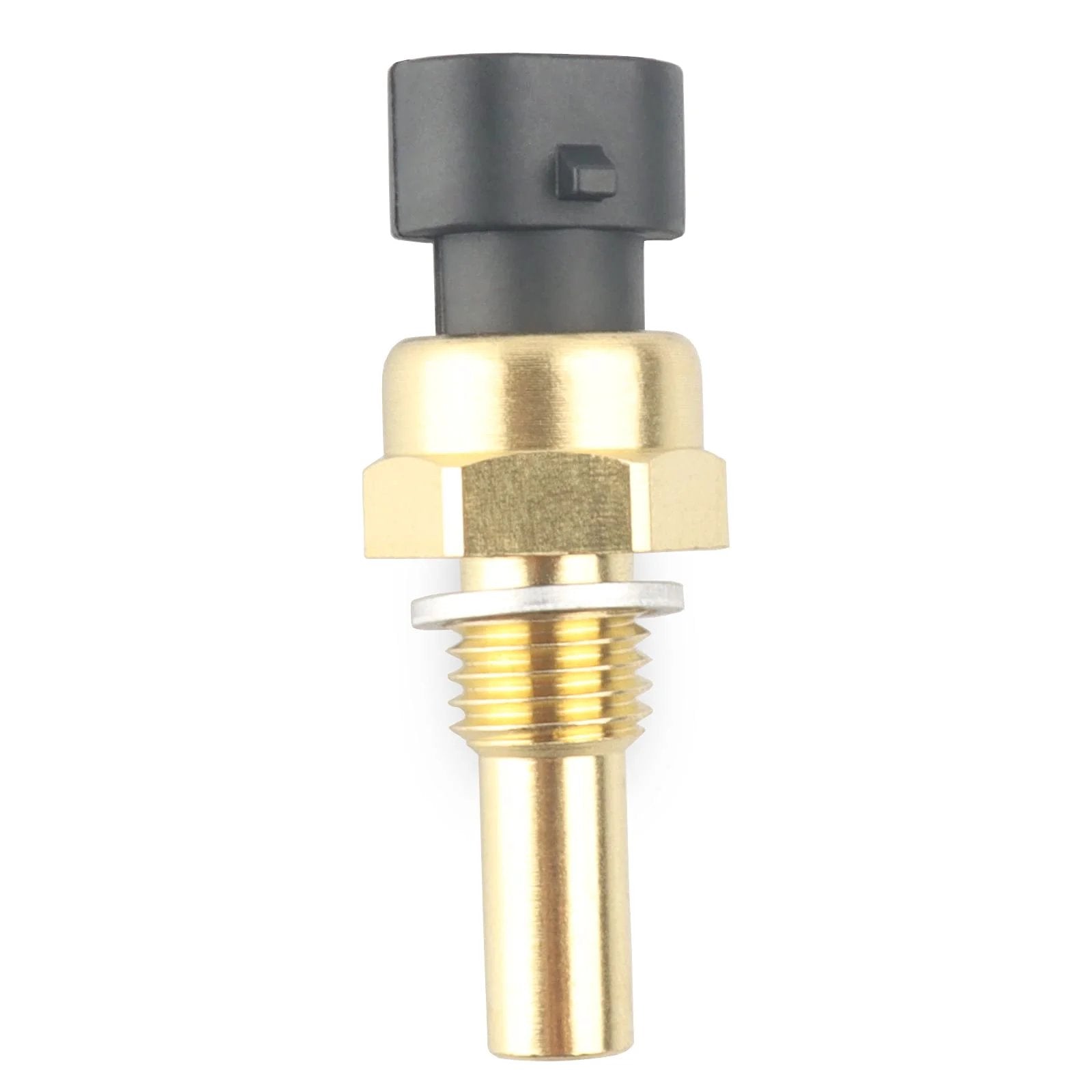 Replacement Engine Coolant Temperature Sensor ECT 213-4333 12608814 Fits Buick Cadillac Chevy GMC CTS front view with connector.