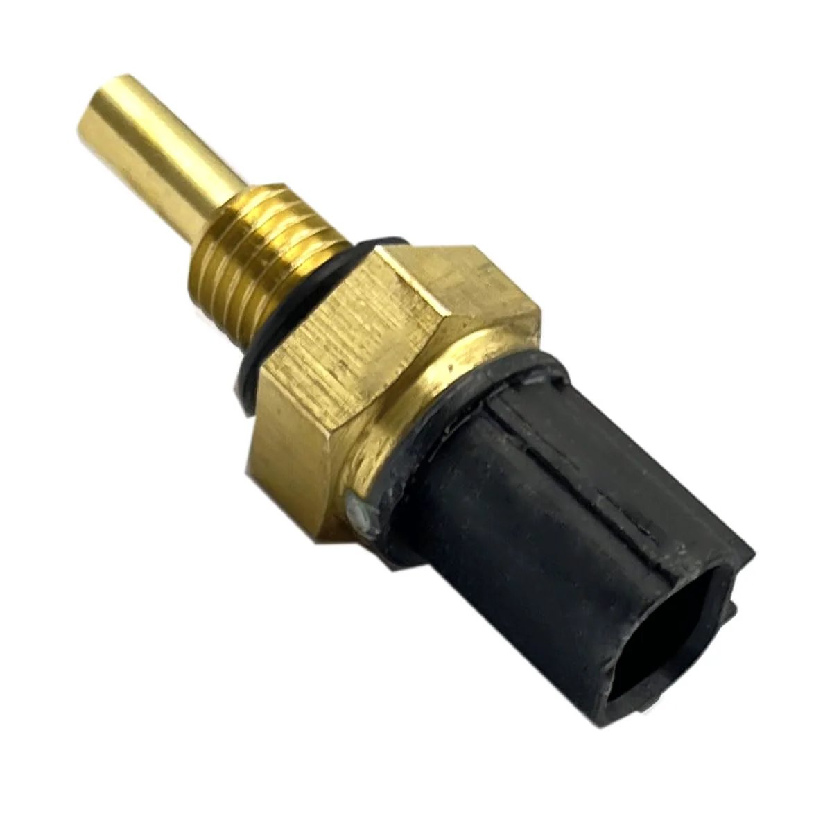Engine Coolant Temperature Sensor For Honda Civic Element Pilot Ridgeline Accord S2000 CR-V Replacement 158-0811 37870-PNA-003 37870-PLC-004 By FainWan side view showing brass and plastic materials.