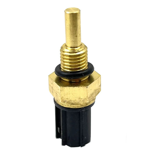 Engine Coolant Temperature Sensor For Honda Civic Element Pilot Ridgeline Accord S2000 CR-V Replacement 158-0811 37870-PNA-003 37870-PLC-004 By FainWan, gold and black, front view.