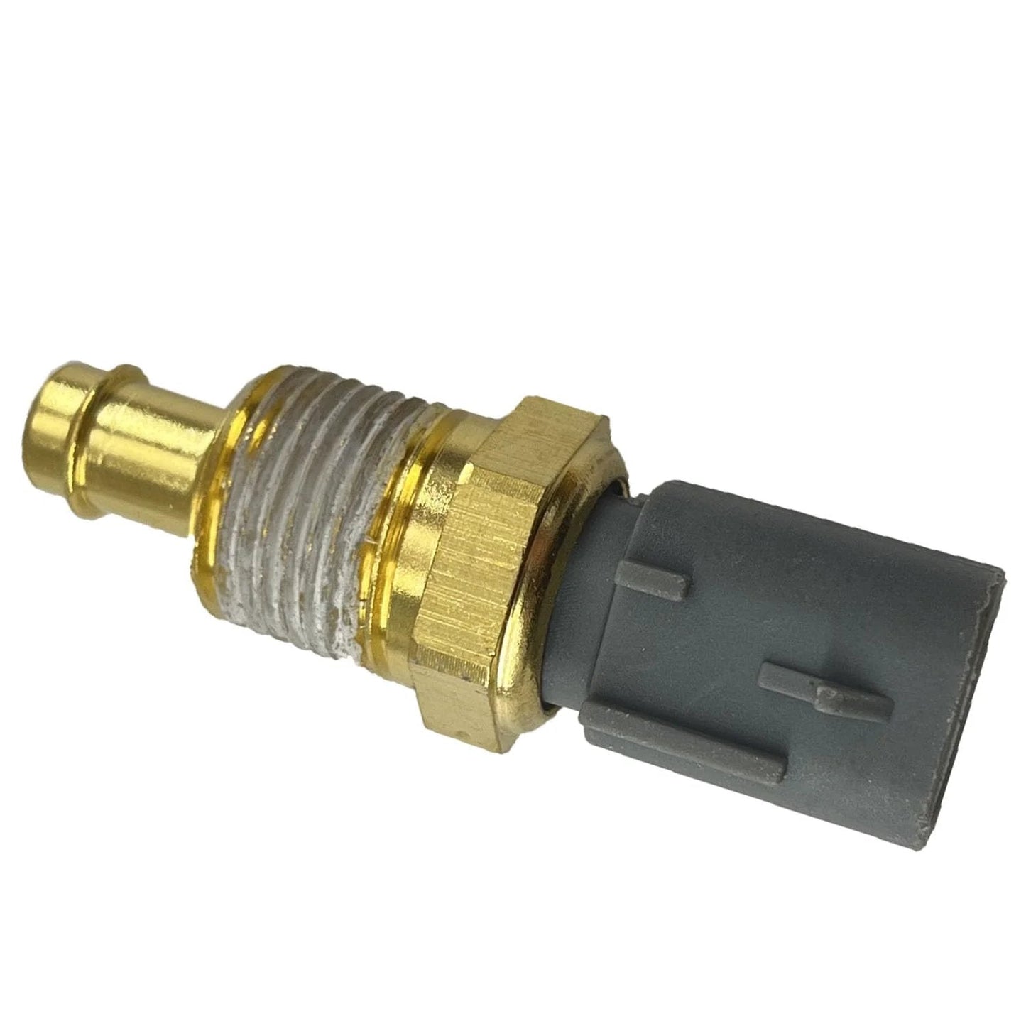 Engine Coolant Temperature Sensor Replacement For Jeep Wrangler Durango Grand Cherokee Challenger 5149096AB 5149077AB 68045803AA side view showing metal and plastic components.