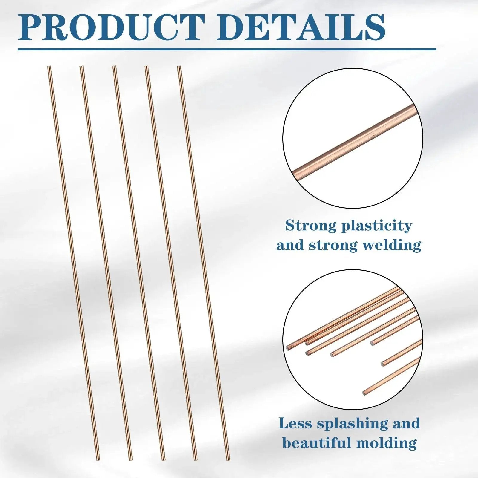 ER70S-6 Mild Steel TIG Welding Rod Sixteen Inch Length One Sixteenth Diameter Two Pound Pack Filler Rods