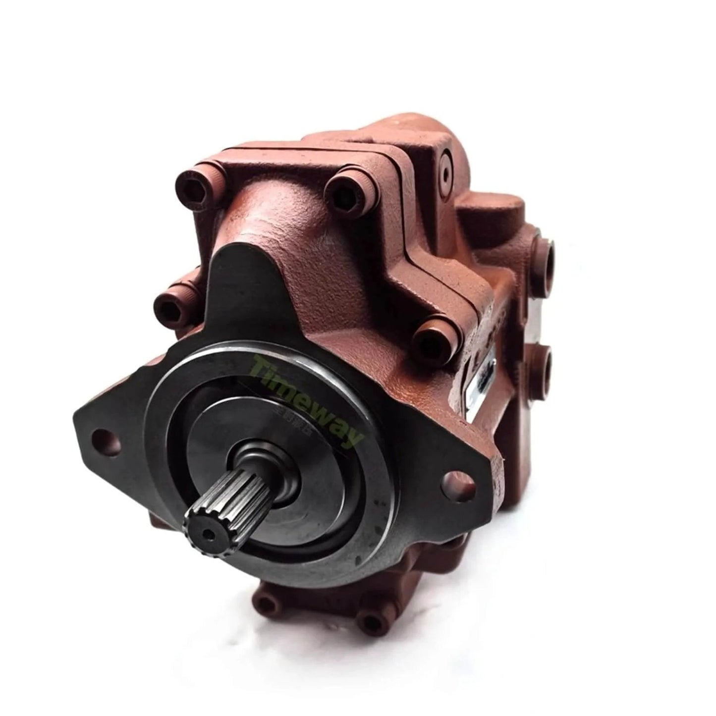 Front view of PVD Excavator Piston Oil Pump PVD-2B-44P for PVD-2B-44P-12G-4713F with 13-tooth spline shaft