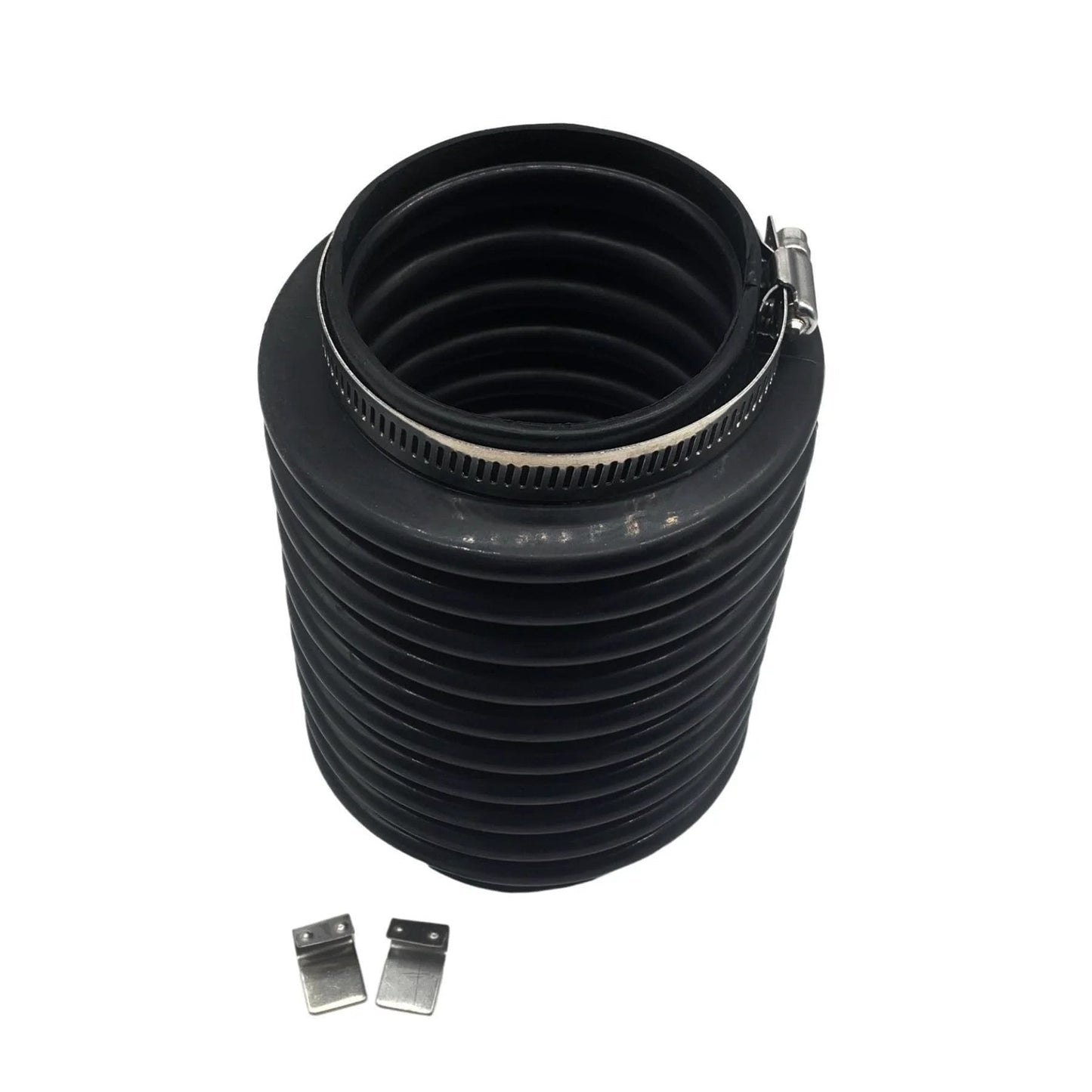 Exhaust Bellows For Volvo Penta AQ Sterndrive Engines Fits AQ200 250 270 275 280 280DP 290 290DP Replaces OEM 876631 875848 with clips.