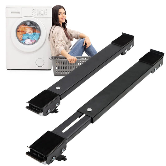 ✝️ Extendable Furniture Appliances Rollers, Mover Tools with 24 Roller & Brake Equipment for Heavy Washing Dryer Machine Refrigerator