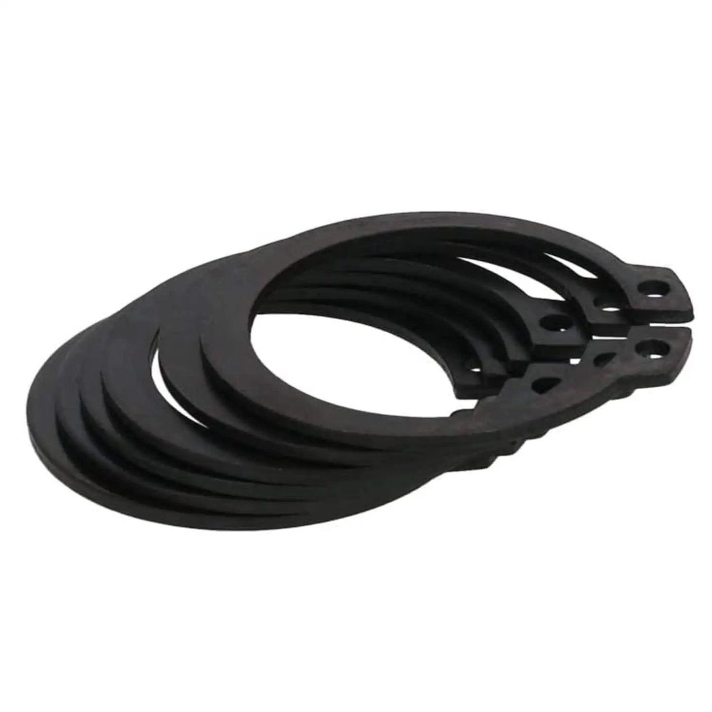 External Retaining Ring Set C Clips Circlip Kit 10 Pcs 40 To 48 Mm 65Mn Alloy Steel Snap Rings With Oxidized Black Finish