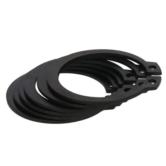 External Retaining Ring Set C Clips Circlip Kit 10 Pcs 40 To 48 Mm 65Mn Alloy Steel Snap Rings With Oxidized Black Finish