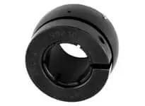 Pack of 2 Normal Duty Wide Accu-Loc Bearings UE211-32 showing front view of black sealed ball bearing unit