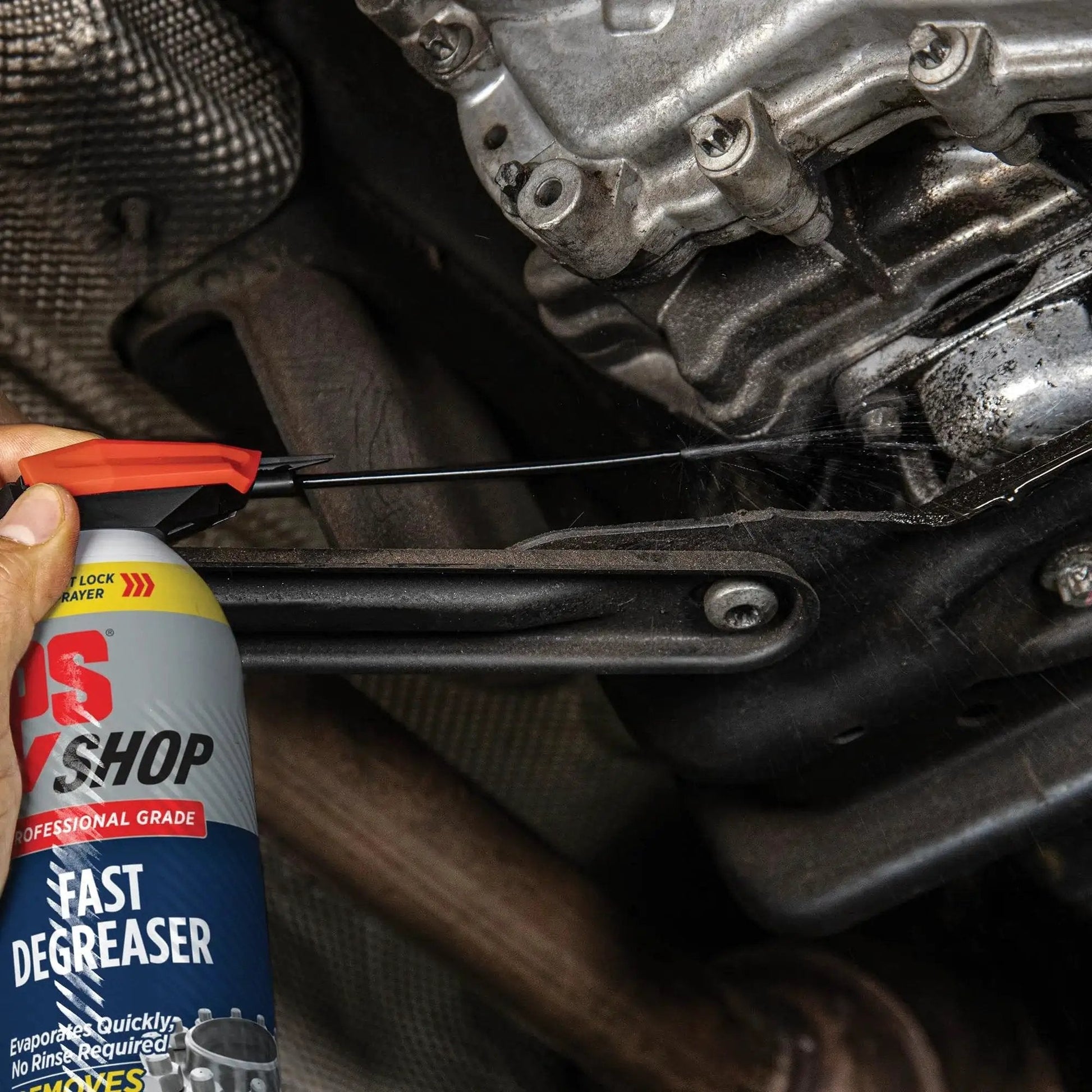 Fast Acting Degreaser for Machinery and Equipment Removes Grease Oil and Grime in a Snap Industrial Strength Cleaner with Quick Evaporation No Rinse Needed Leaves Surfaces Dry and Ready for Action Great for Gears Bearings and More by LPS spray can used on metal machinery