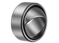 GE40EC2RS Spherical Bushing Metric 40 mm Shaft, High Carbon Steel Maintenance Free Double-Sealed Bearing GE-EC Series, Chromium-Plated Inner Ring, Single Unit (each) shown in a side view.