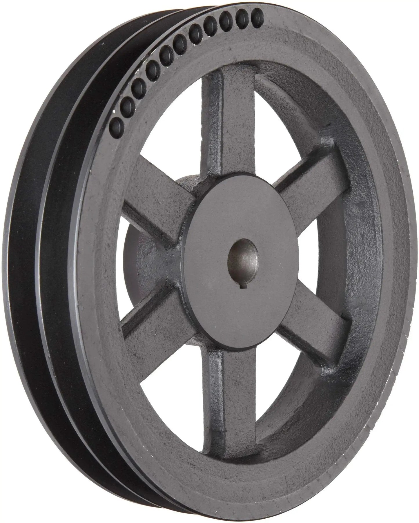 FHP Two Groove Sheave BS 2BK90 For 4L 5L Or B Belts Three Quarter Inch Bore Gray Cast Iron Class 30 Eight Point Seven Five Inch OD