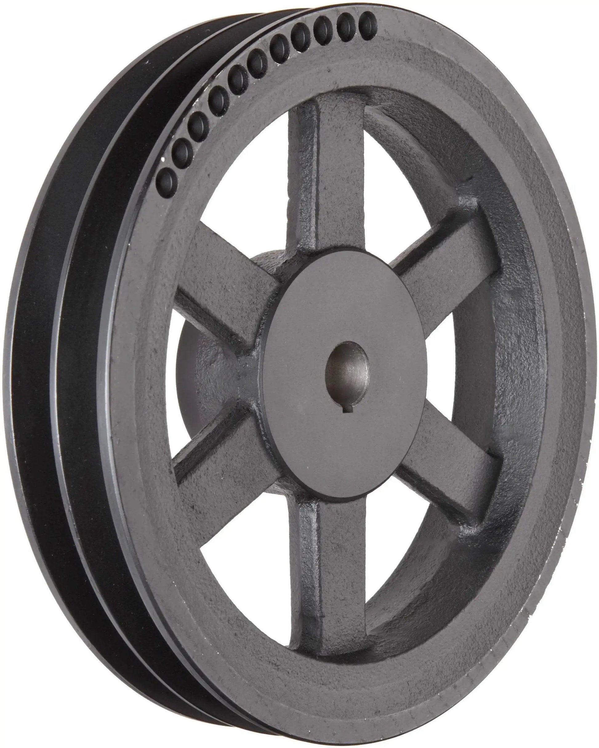 FHP Two Groove Sheave BS 2BK90 For 4L 5L Or B Belts Three Quarter Inch Bore Gray Cast Iron Class 30 Eight Point Seven Five Inch OD
