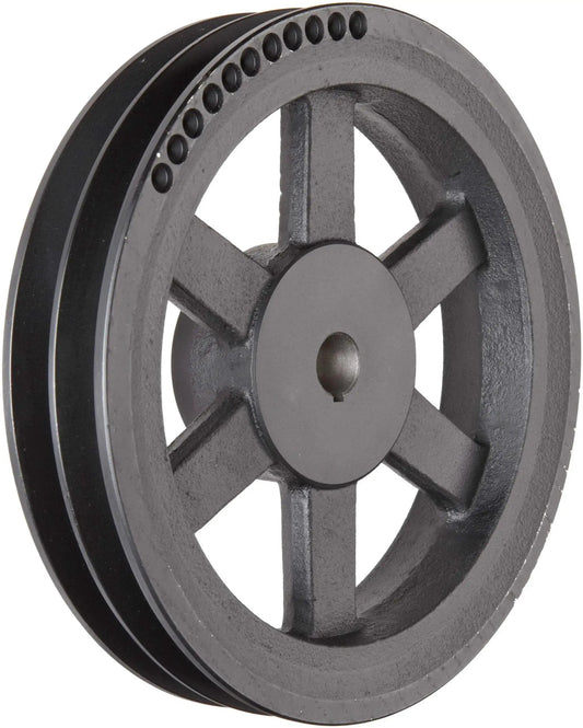 FHP Two Groove Sheave BS 2BK90 For 4L 5L Or B Belts Three Quarter Inch Bore Gray Cast Iron Class 30 Eight Point Seven Five Inch OD