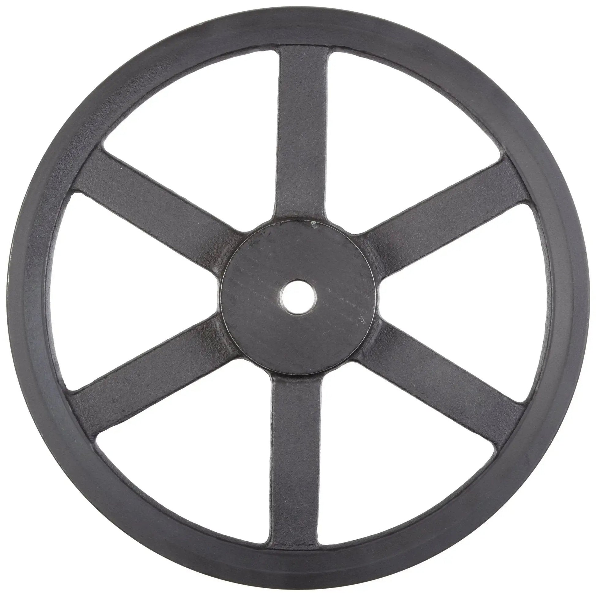 Top view of FHP V Belt Sheave 3/4 Bore 1 Groove For 3L 4L Belt Section Gray Cast Iron Class 30, showing wheel structure.