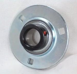 FHPFZ204-20mmG Flange Pressed Steel 3 Bolt 20mm Bearing