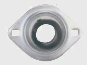 FHSPFLZ205-25mm Bearing Flange Pressed Steel 2 Bolt 25mm