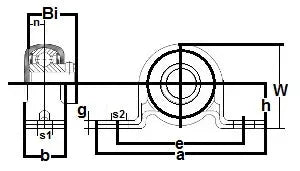 FHSPPZ205-16-IL Pillow Block Pressed Steel 1 Inch Bearing