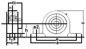 FHSPW205-13 Pillow Block Cast Iron 13/16 inch Bearing