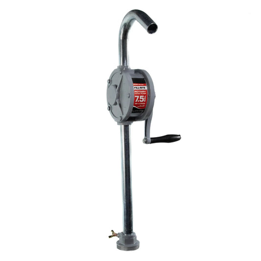 Fill-Rite SD62 Hand Pump Rotary 2-Vane Curved Spout with metal gooseneck