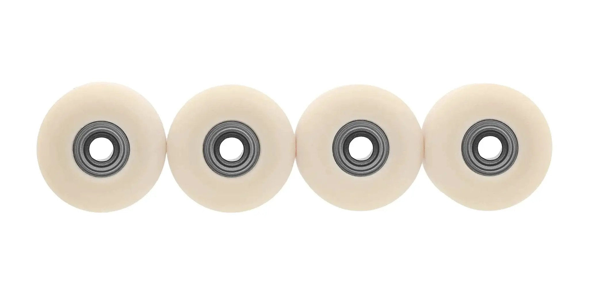 Apex Series Fingerboard Wheels with New Street Shape Teak Tuning 61D Urethane Wheels 7.7mm Diameter ABEC 9 Bearings, Coyote Tan