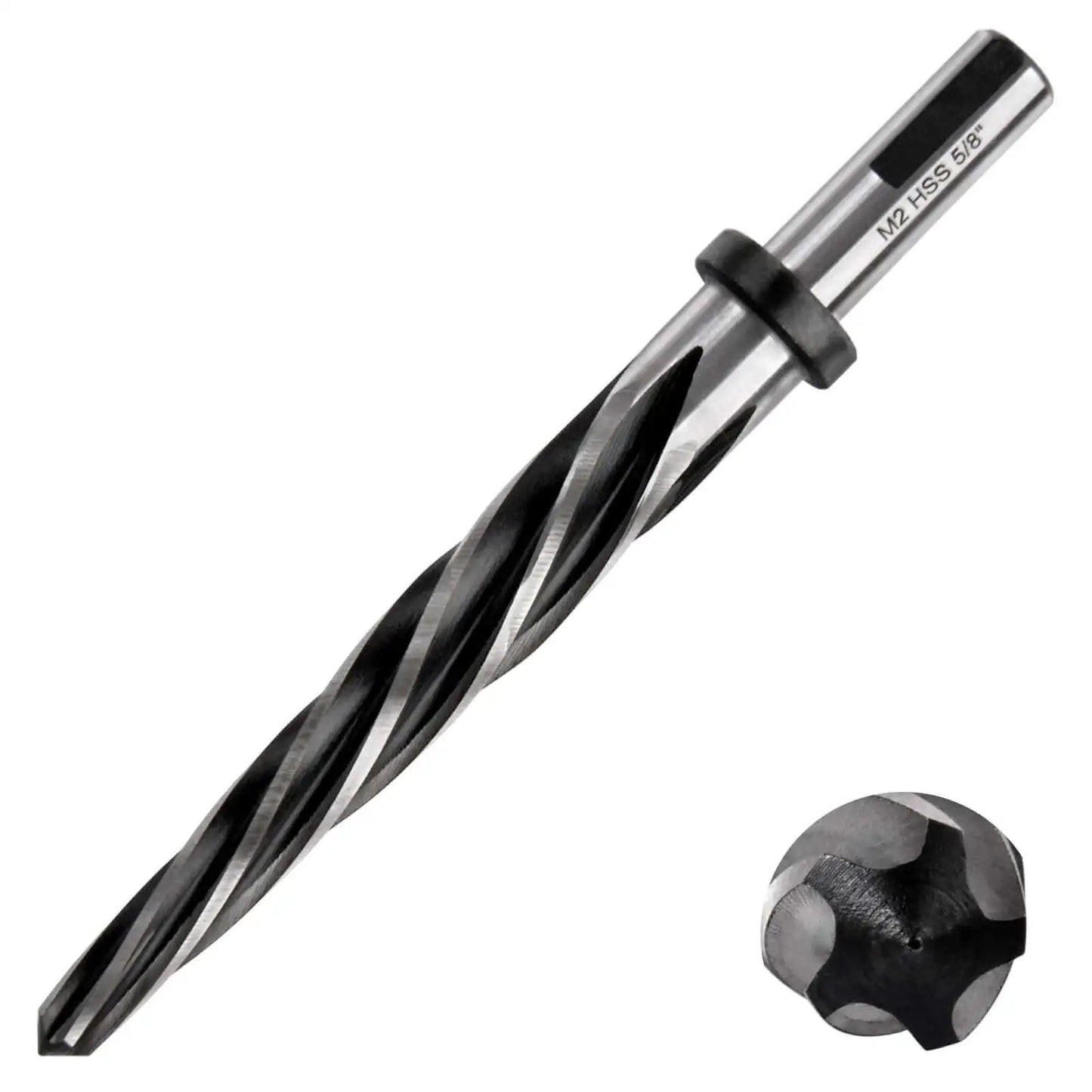 Five Eighths Inch Bridge Construction Reamer Drill Bit Set With Taper Chuck Reamers, High Speed Steel Tooling for metal