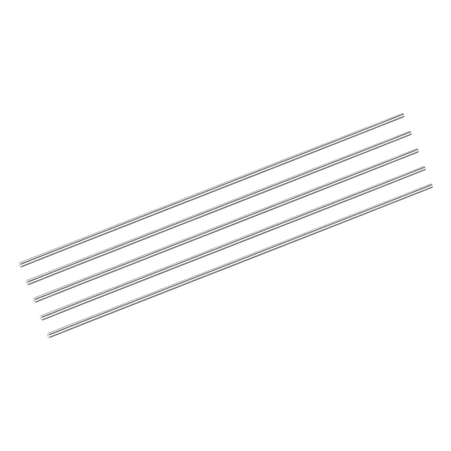 Five Pack Of 304 Stainless Steel Rods 3.5mm By 254mm Solid Round Bar Stock Designed For Model Planes Boats Cars And Ships DIY Projects