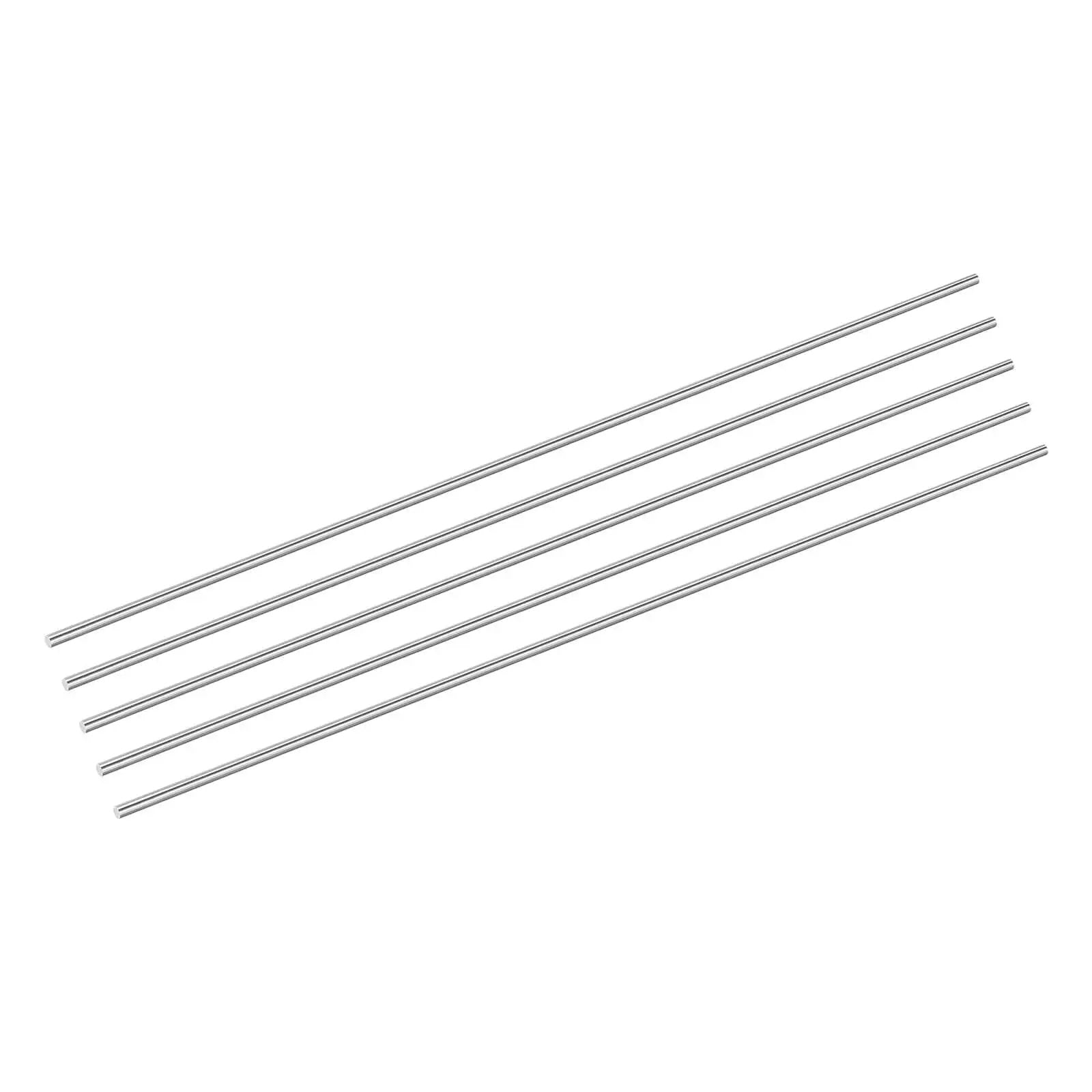 Five Pack Of 304 Stainless Steel Rods 3.5mm By 254mm Solid Round Bar Stock Designed For Model Planes Boats Cars And Ships DIY Projects
