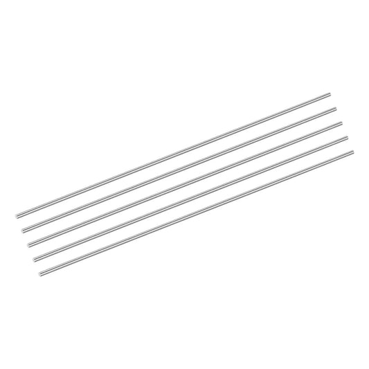 Five Pack Of 304 Stainless Steel Rods 3.5mm By 254mm Solid Round Bar Stock Designed For Model Planes Boats Cars And Ships DIY Projects