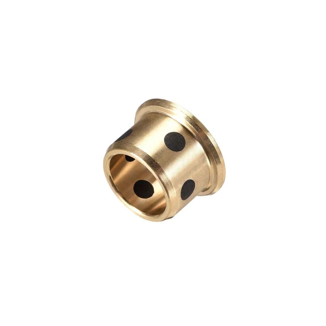 Flange Sleeve Bearing 10Mm Bore 13Mm Outer Diameter 10Mm Length 16Mm Flange Diameter 16Mm Flange Thickness 1 Point 5Mm Cast Brass Bushing 2 Pcs