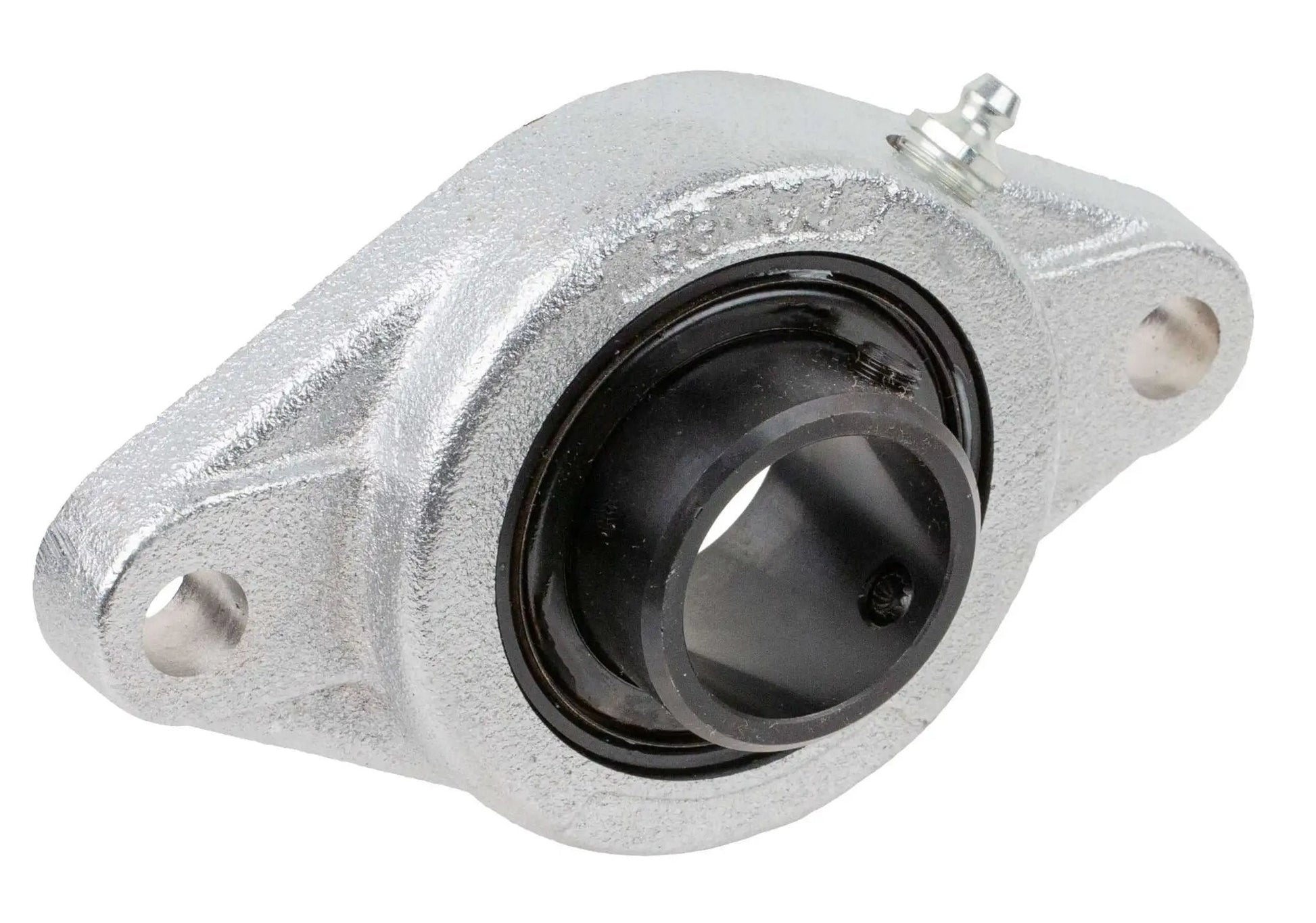 Three Quarter Inch Flange Block Ball Bearing FX3S212EK75 For Industrial Machinery with cast iron housing, front view