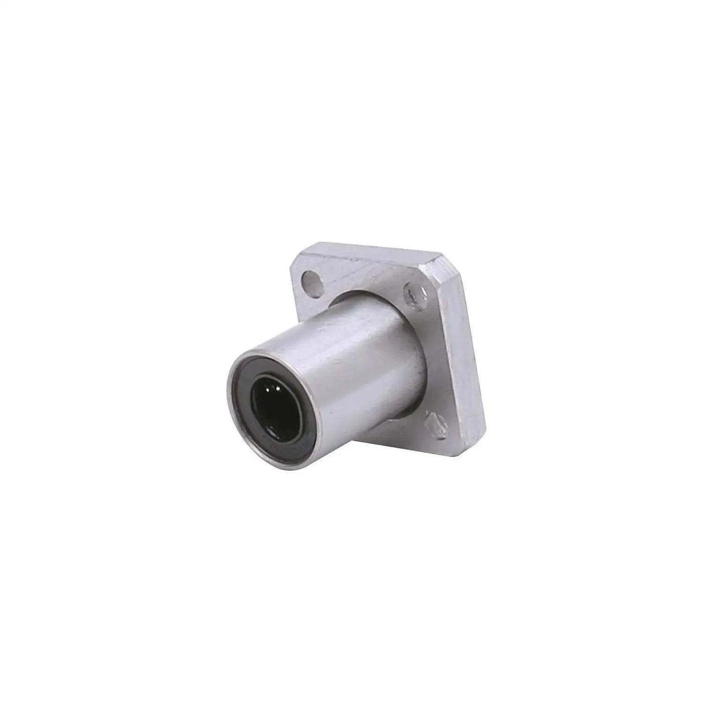 Square Flange Linear Bearing Set LMK12UU 12x21x30mm 2Pcs for smooth linear motion, featuring high-quality bearing steel construction.