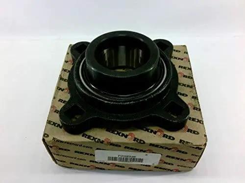 2 Flange Ball Bearing Non Shaft Single Unit Rexnord FW2E32E Industrial Grade Bearing in sealed housing on packaging
