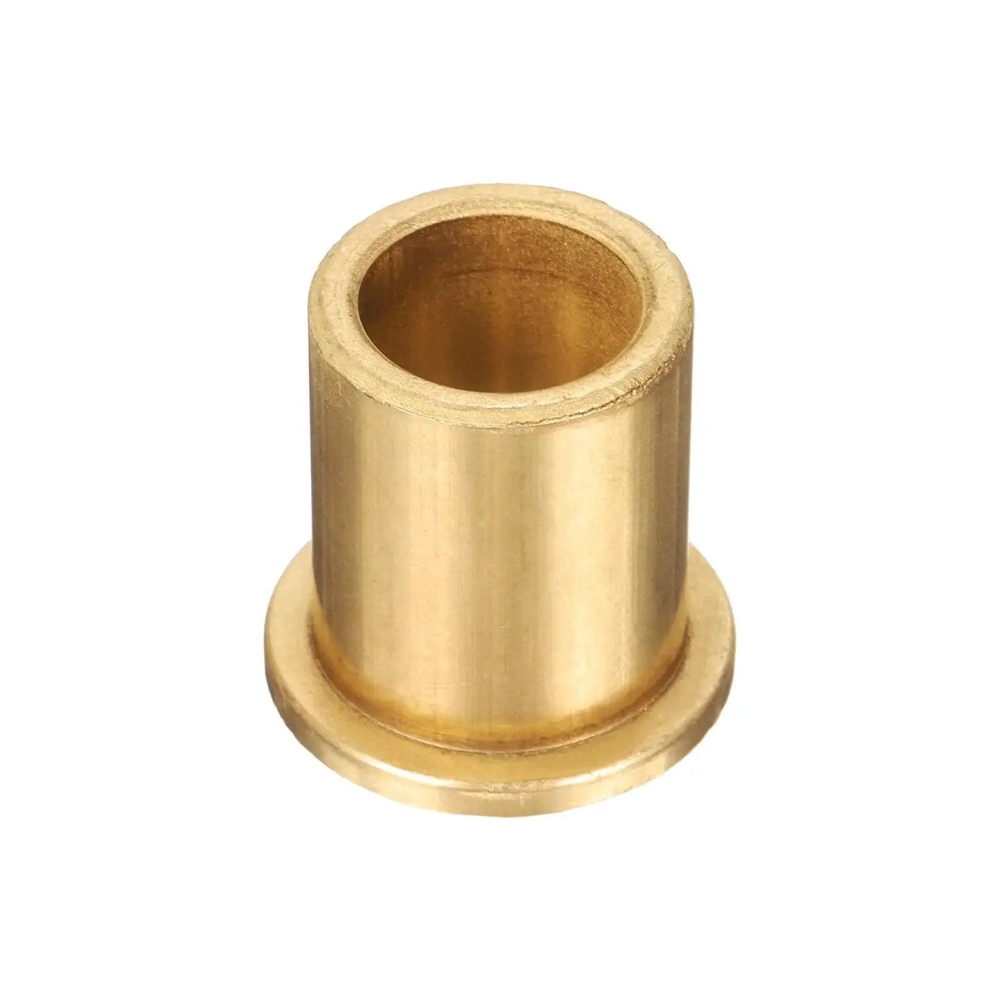 Flange Sleeve Bearing 16mm Bore 22mm OD 28mm Length Self Lubricating Sintered Bronze Bushing With 28mm Flange Diameter And 3mm Flange Thickness