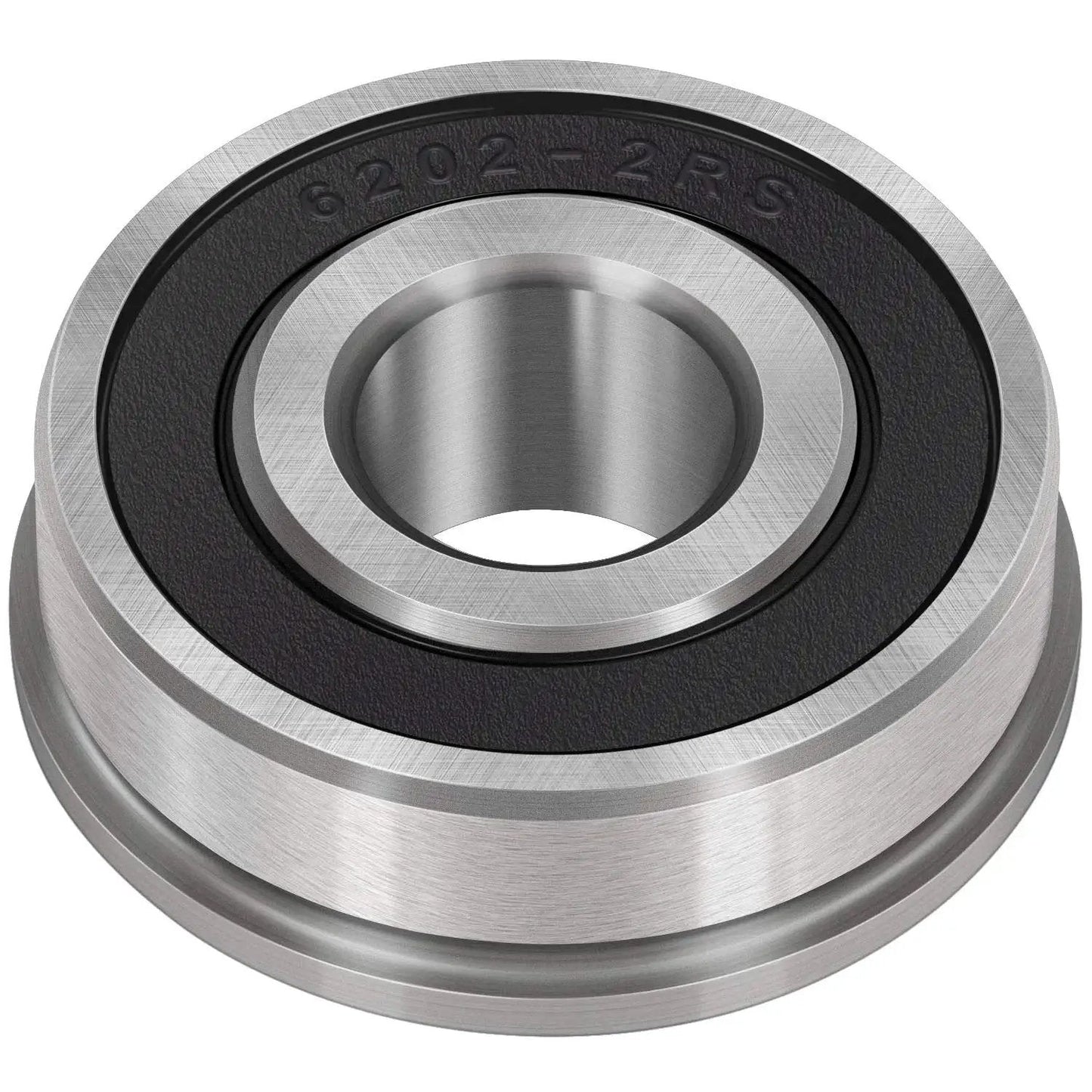 Beefed Up Heavy Duty 10 Pack Flanged Ball Bearings One Half Inch Bore And One And Three Eighths Inch Outer Diameter Double Seal Deep Groove
