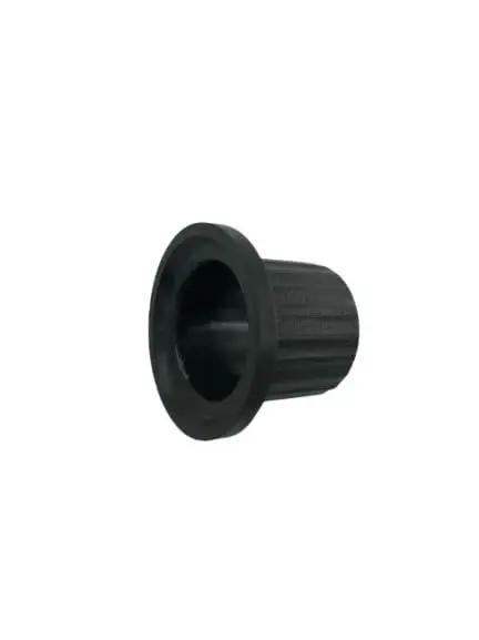 Replacement Flanged Caster Yoke Spindle Bushing M167267 for lawn tractors Eztrak mowers, black, side view