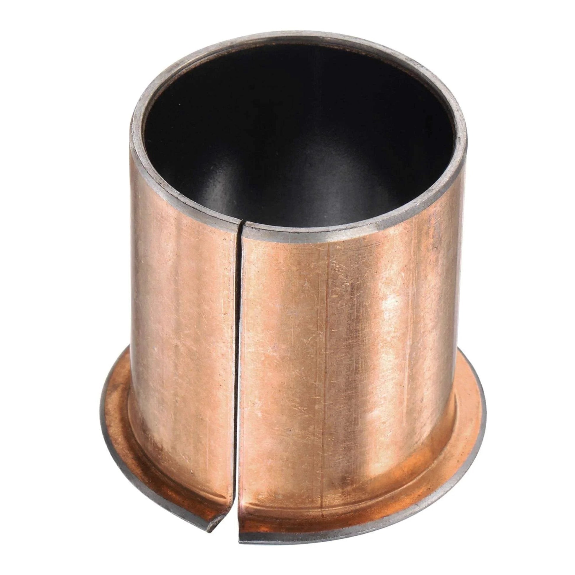 Flanged Sleeve Bearing 40mm Bore 44.5mm Outer Diameter 50mm Length 53mm Flange Diameter 2mm Flange Thickness Oilless Bronze