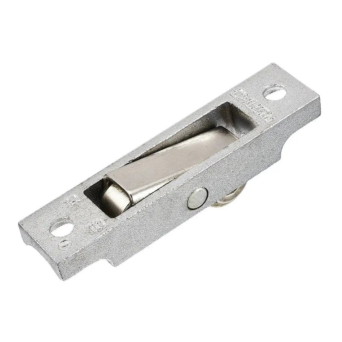 11.5mm Bearing Steel Electroplated Double Flat Wheel Sliding Door Window Pulley Set 2 Pcs With Mounting Screws Durable High Quality Sliding Pulley System