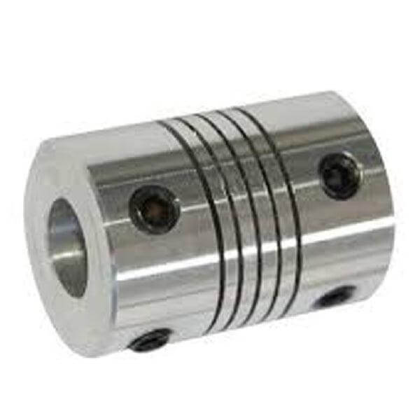 Flexible Parallel Aluminium Jaw Shaft CNC Coupling D19-L25-5x10MM