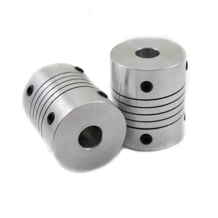 Flexible Parallel Aluminium Jaw Shaft CNC Coupling D19-L25-5x7MM