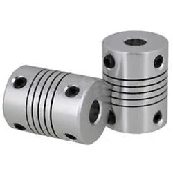 Flexible Parallel CNC Coupling D25-L30-12.7x 1/2" to 17mm